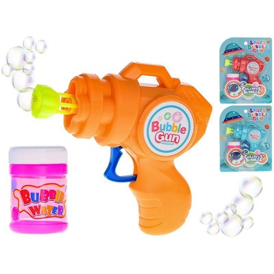 Bublifukovač pistole 13 cm na setrvačník s náplní 50 ml