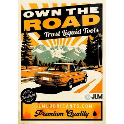 JLM vintage plakát – Own the Road