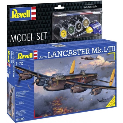 REVELL ModelSet letadlo 64300 Avro Lancaster Mk.I/III CF_18-64300 1:72