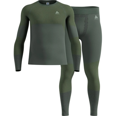 Odlo Мъжко синтетично термобельо Odlo Fundamentals Performance Warm Synthetic base layer - Urban Chic - размер XXL (014-2301-0315)