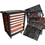 GEKO Монтажна количка с инструменти 7 чекмеджета 272 бр 00161 (g10830)