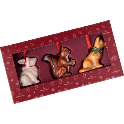 Villeroy & Boch Závesné ozdoby lesné zvieratká Nostalgic Ornaments, 3 ks