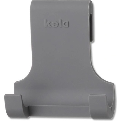 Kela Закачалка kela tim за стъклена врата или параван - тъмносива (kela 20619)