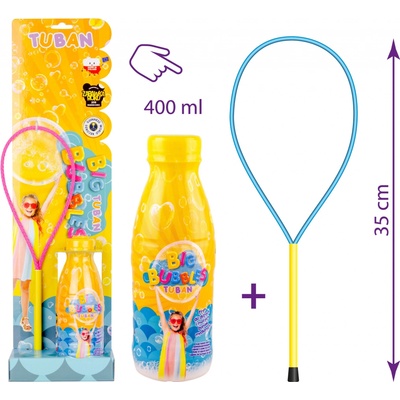 Tuban Sada Obruč na bubliny Bublifuk a tekutina 400 ml 3 a
