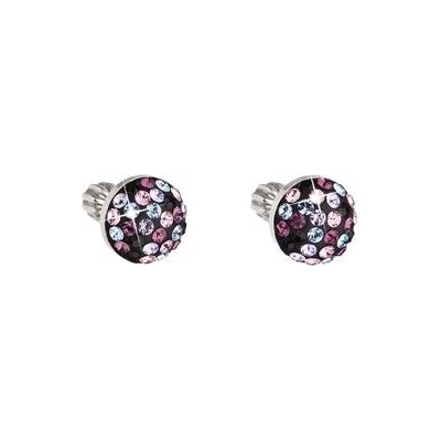 Pavona stříbrné s krystaly Crystals from Swarovski® MAGIC VIOLET 31336.3 magic violet