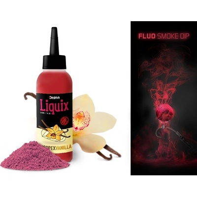Delphin Fluo Dip SNAX LiquiX Scopex Vanilka 100 ml
