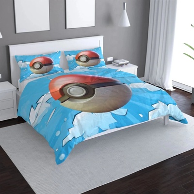 Sablio Obliečky Pokemon ball Obloha 140x220 70x90
