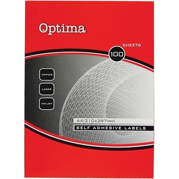 Optima Етикет OPTIMA 32141 210x99mm 300 етикета/кутия 100 листа/кутия (32141)
