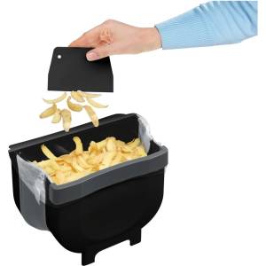 WENKO Черно висящо кошче за отпадъци , 5 л Black Outdoor Kitchen Fago - Wenko (55028100)