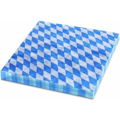 PAP Obrúsok FSC Mix 3V Bavorsko modrý 33x33 cm 20 ks