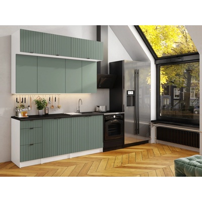 FRONTI Kuchyňská linka WALOS 180 cm Olive