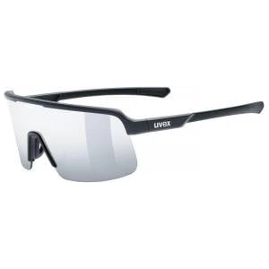 uvex dyrt sports glasses, black matt/silver mirror, one size - S533095 Слънчеви очила