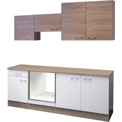 Flex Well Kuchyňa Florida 210 cm/typ 9 bez el.spotrebičov a drezu