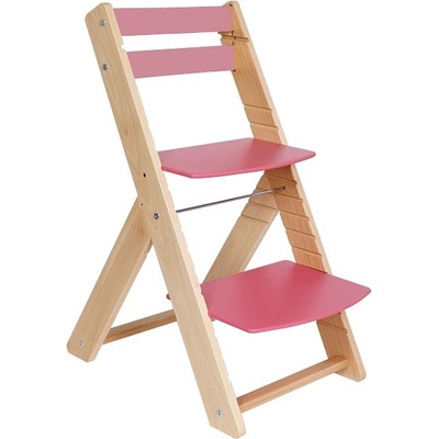 Posedo Rostoucí židle pro školáky Vendy lak / růžová