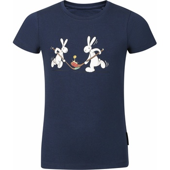 Alpine Pro Детска памучна тениска Bob и Bobek ALPINE PRO BOBBO moonlit ocean ALPINE PRO | Sin | Момчешки | 92-98