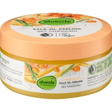 alverde Naturokosmetik olejový peeling se solí 250 g