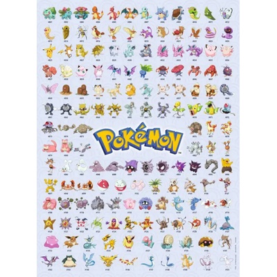Ravensburger - Puzzle Pokémon - The First 151! - 500 piese