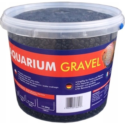 AQUA NOVA Akvarijní štěrk černý 5kg/3l
