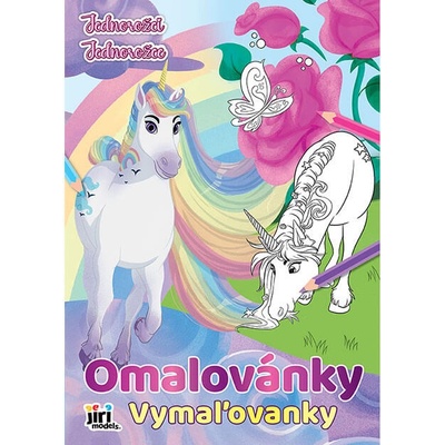Jednorožci Omalovánky A4