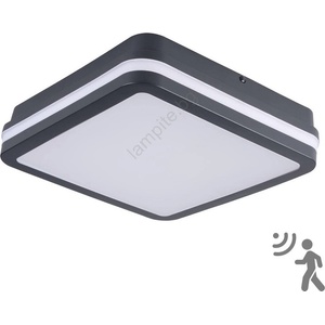 Brilagi - LED външно осветително тяло със сензор BENE LED/18W/230V 22x22 cm IP54 (BG0924)
