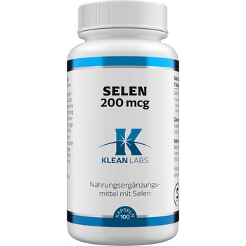 KLEAN LABS Селен 200 mcg - 100 капсули