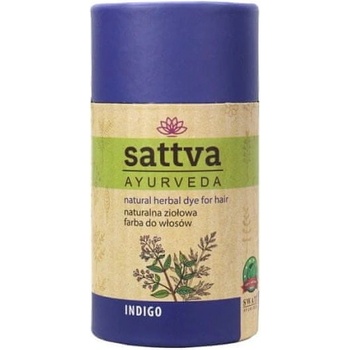 Sattva Prírodná bylinná farba na vlasy Prírodná bylinná farba na vlasy Indigo 150 g