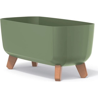 PROSPERPLAST Kvetináč GRACIA CASE 58cm zemitě zelený