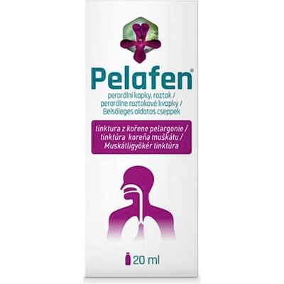 Pelafen perorálne roztokové kvapky gto.por. 1 x 20 ml