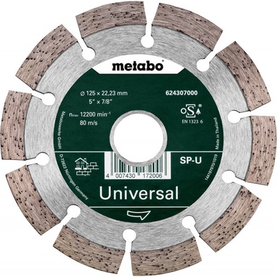 Metabo Diamantový rezný kotúč 125x22,23mm SP - U 624296000