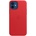 Apple iPhone Leather Case with MagSafe - оригинален кожен кейс (естествена кожа) за iPhone 12, iPhone 12 Pro (червен)