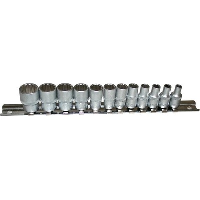 Nástrčné hlavice 12hranné palcové 3/8", 5/32" - 9/16", sada 12 ks na liště - ASTA A-IN222 – Hledejceny.cz
