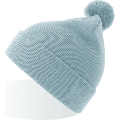 Atlantis Headwear Čepice s bambulí Kid Wind-S Pompom Modrá světlá