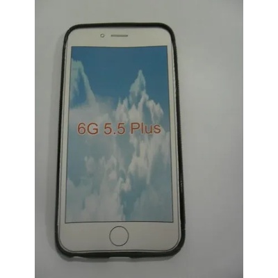 Apple Силиконов калъф за iPhone 6/6S Plus черен