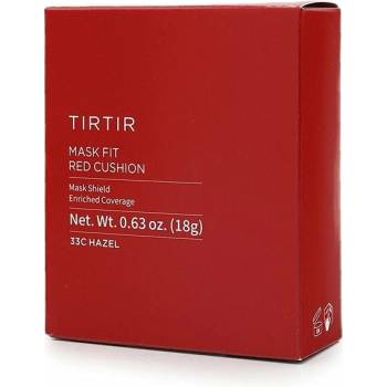 Tirtir Mask Fit Red Cushion dlhotrvajúci make-up v hubke 33C Hazel 18 g