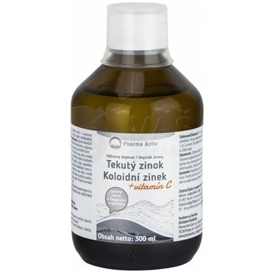 Pharma Activ Tekutý Zinok + Vitamín C 300 ml roztok