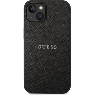 GUESS Гръб Guess PU Leather Saffiano Case за iPhone 14 - Черен