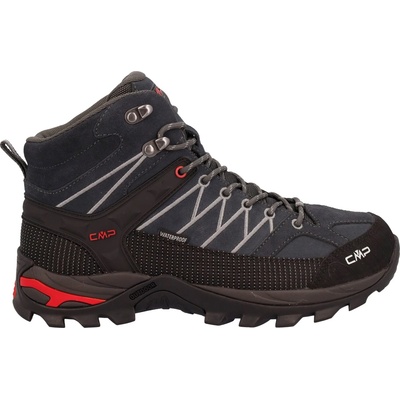 CMP Мъжки туристически обувки CMP Rigel Mid Trekking Shoes Waterproof Walking boots - Titanio / Ferrari - размер 46 (EU) (019-0991-1318)