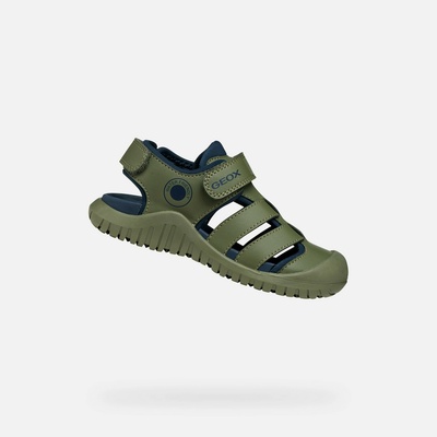 Geox Зелени детски сандали Geox S. Fusbetto Pro Geox | Zelen | Момчешки | 33