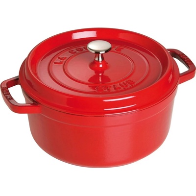 Staub Litinový hrnec s poklicí Cocotte višňová 20 cm / 2,2 l 1102006