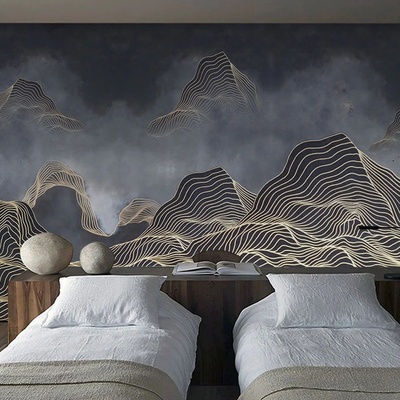 Art gift Фототапет Златни вълни