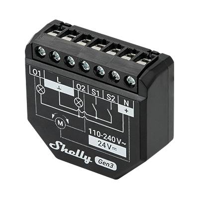 Shelly 2 PM Gen3 Spínací modul