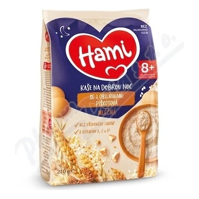 Hami Ml.kaše na dobrou noc 7obilov.piškot.210 g