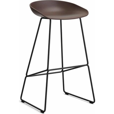 Hay AAS 38 High black powder coated steel / raisin