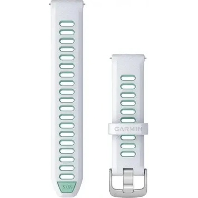 Garmin Бързоосвобождаваща се каишка - Whitestone/Tidal Blue с Silver (18 мм) 010-11251-A4 (010-11251-A4)