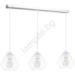 BELIS Пендел CEED 3xE27/60W/230V бял (BE0198)