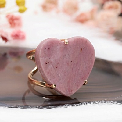 Nefertitis Be Beautiful Křišťál jahodový prsten NF54556