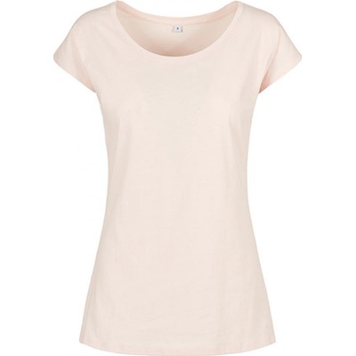 Built your Brand Wide Neck Světle růžová