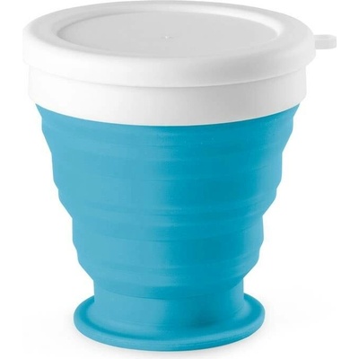 ASTRADA. Skládací cestovní kelímek ze silikonu a PP Modrá 250 ml – Zbozi.Blesk.cz