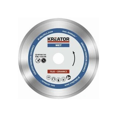 Kreator KRT081103 - Diamantový kotúč celoobvodový 180mm PREMIUM