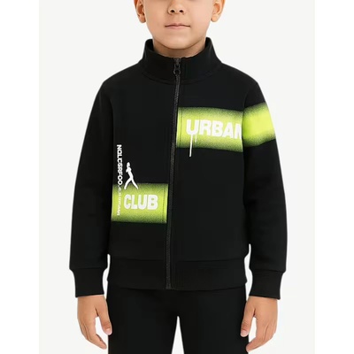 Chicco Boys Full-Zip Track Top Black/Yellow